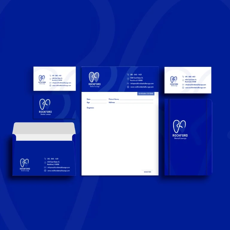 Rockford Dental Lounge Branding 1